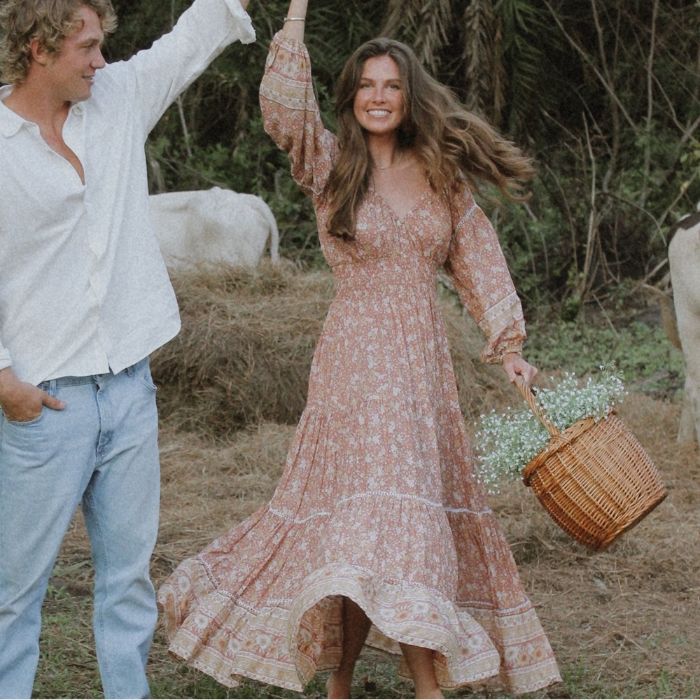 Floral Bohemian Maxi Dress